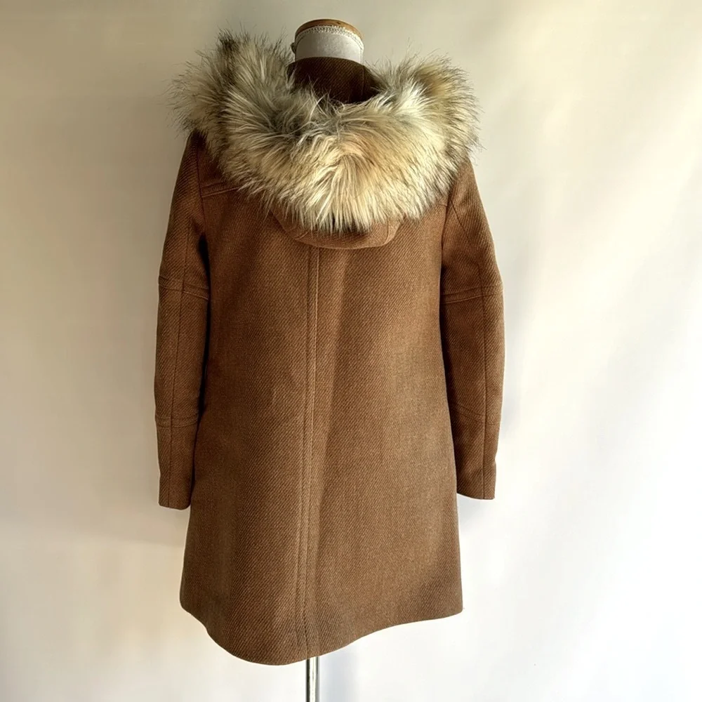 J. Crew Stadium Cloth Hooded Chateau Parka - sz 00P
